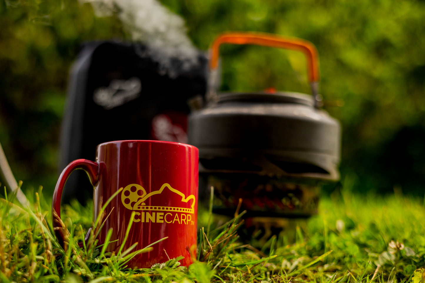 Big Carp Burgundy Mug